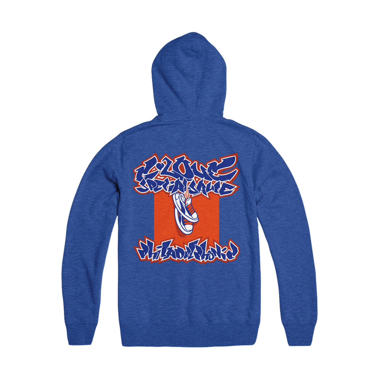 Sneakers Zip-Up Hoodie (Royal Heather)