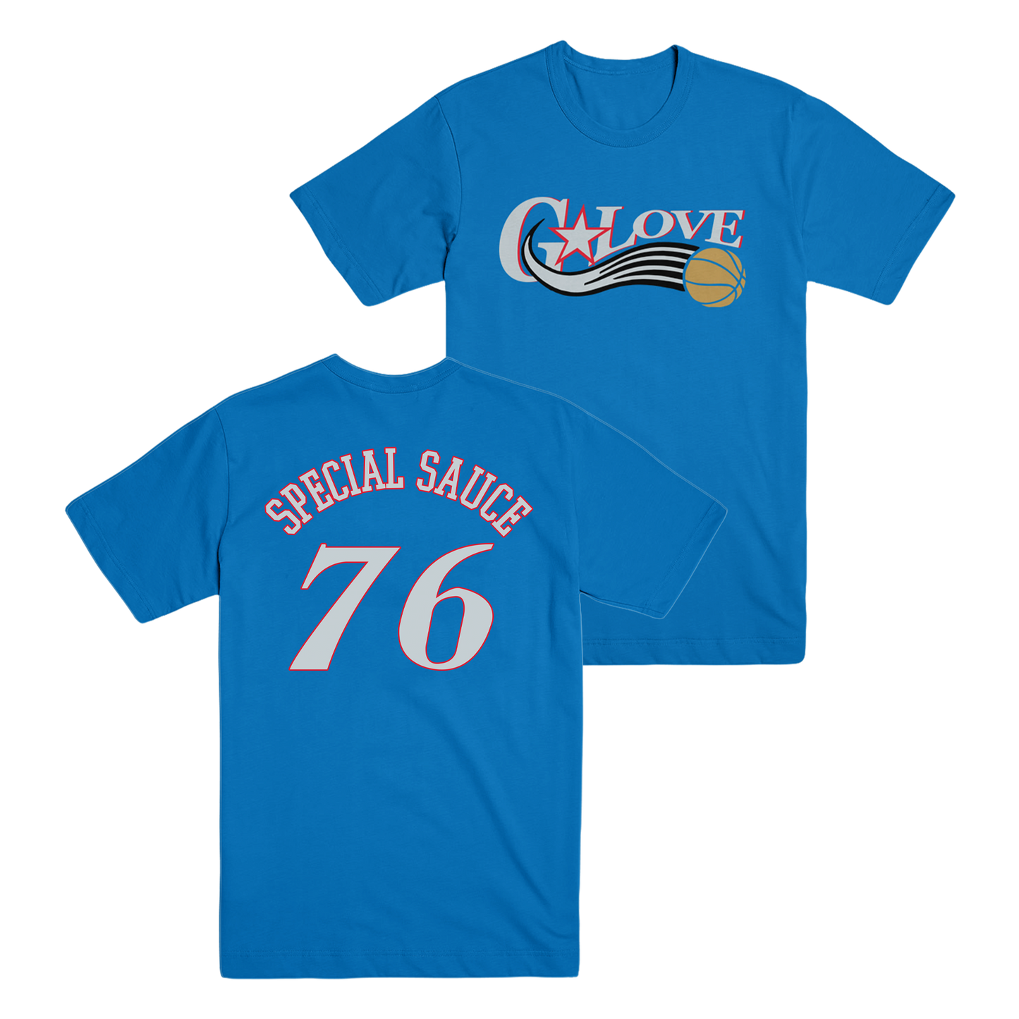 Sixers 76 Tee (Royal Blue) - Main Image