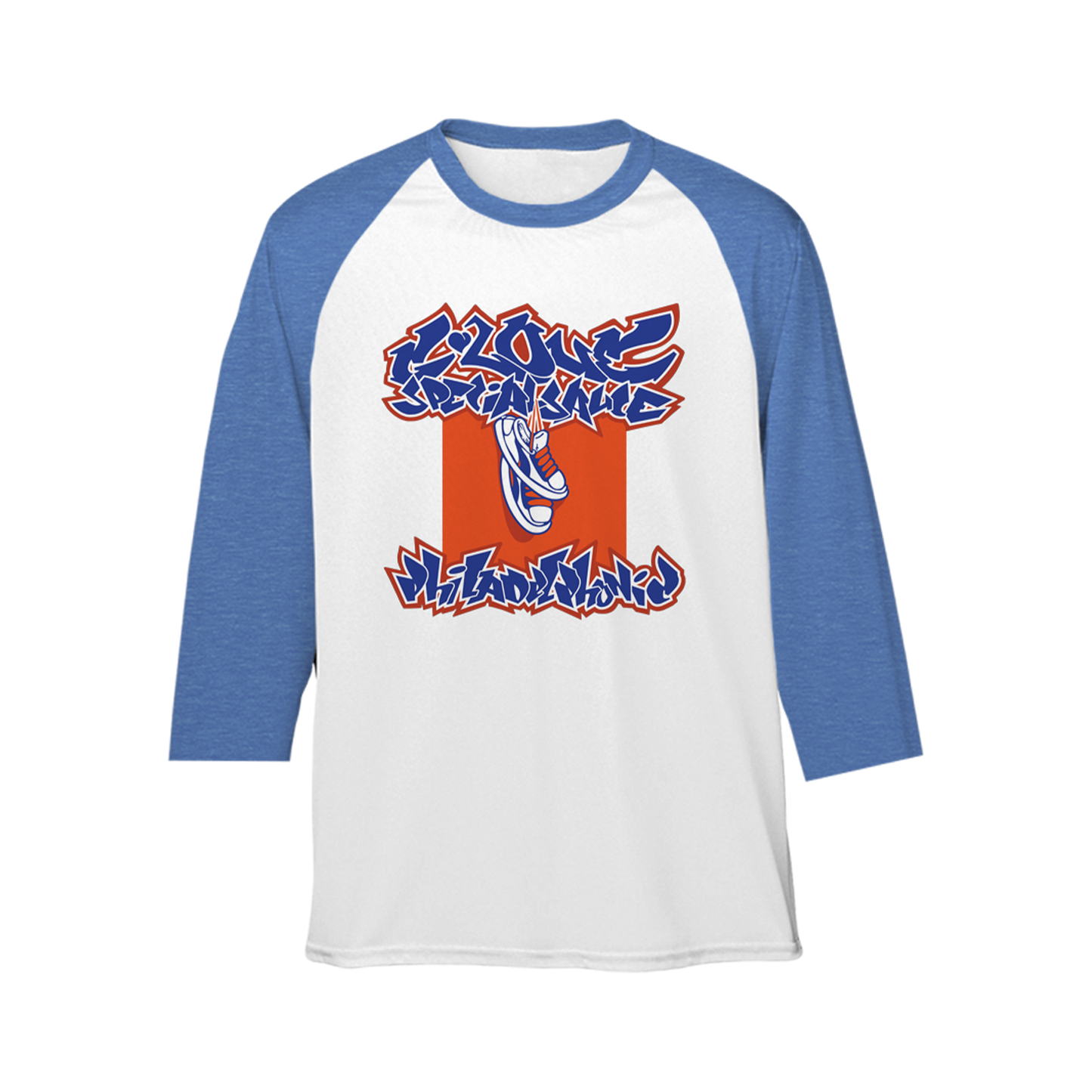 Sneaker Raglan (White/Royal)