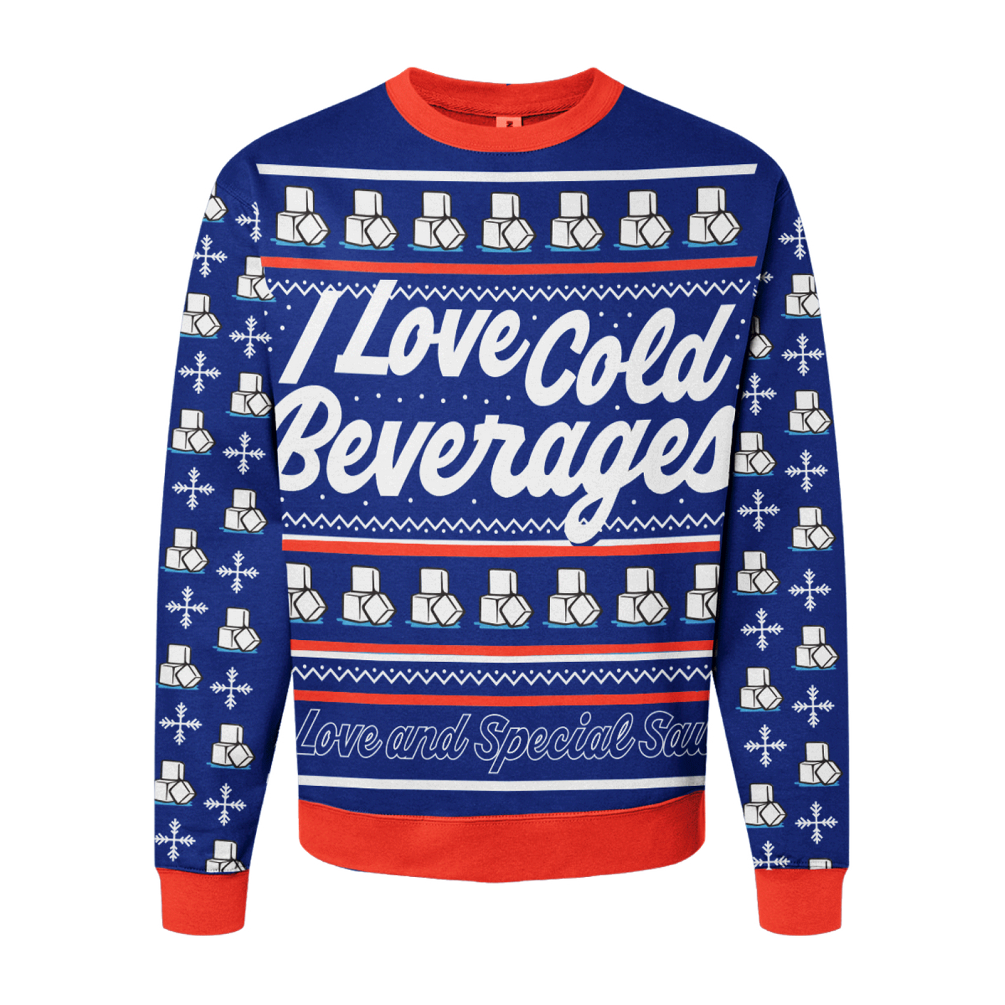 Cold Beverages Custom Sweatshirt